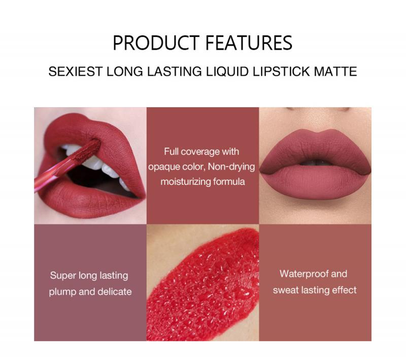 Zahraglowup 48HR No - Transfer Matte Liquid Lipstick