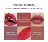 Zahraglowup 48HR No - Transfer Matte Liquid Lipstick